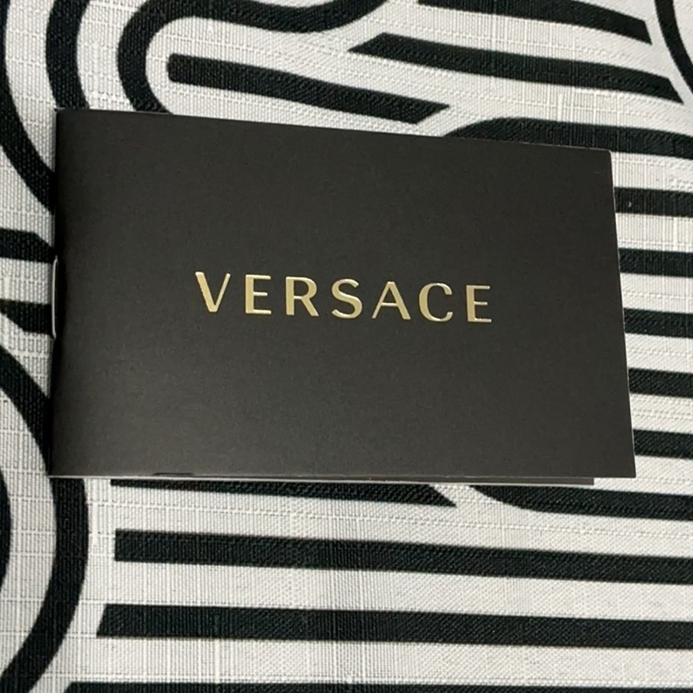 New authentic Versace luxury designer eyewear eyeglasses authenticity booklet